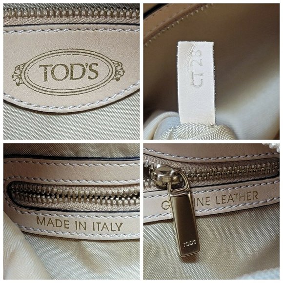 Auth Tods D Styling Bauletto Medium Leather Tote - Picture 11 of 12